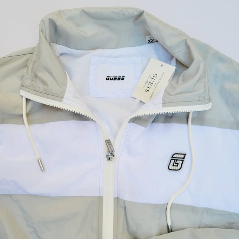 GUESS Men's Nowell Zip-Up Jacket sz L - Picture 6 of 8